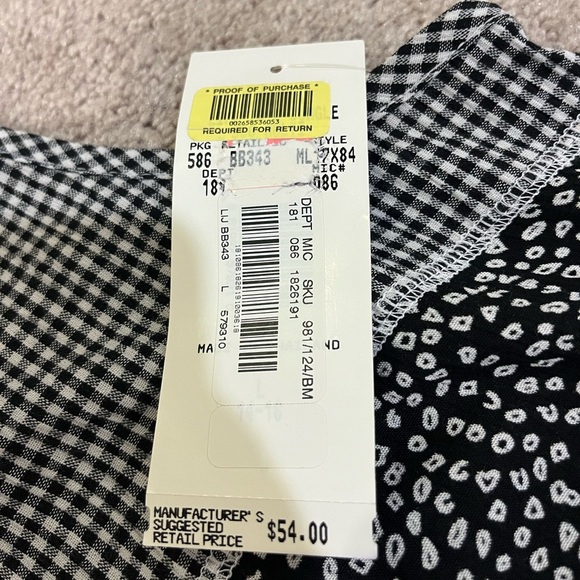 Napa Valley Sleeveless Mixed Pattern Midi Dress - Picture 6 of 9